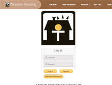 Tablet Screenshot of christianhousing.org